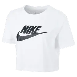 Nike Womens essential crop tshirt bv6175-100 white