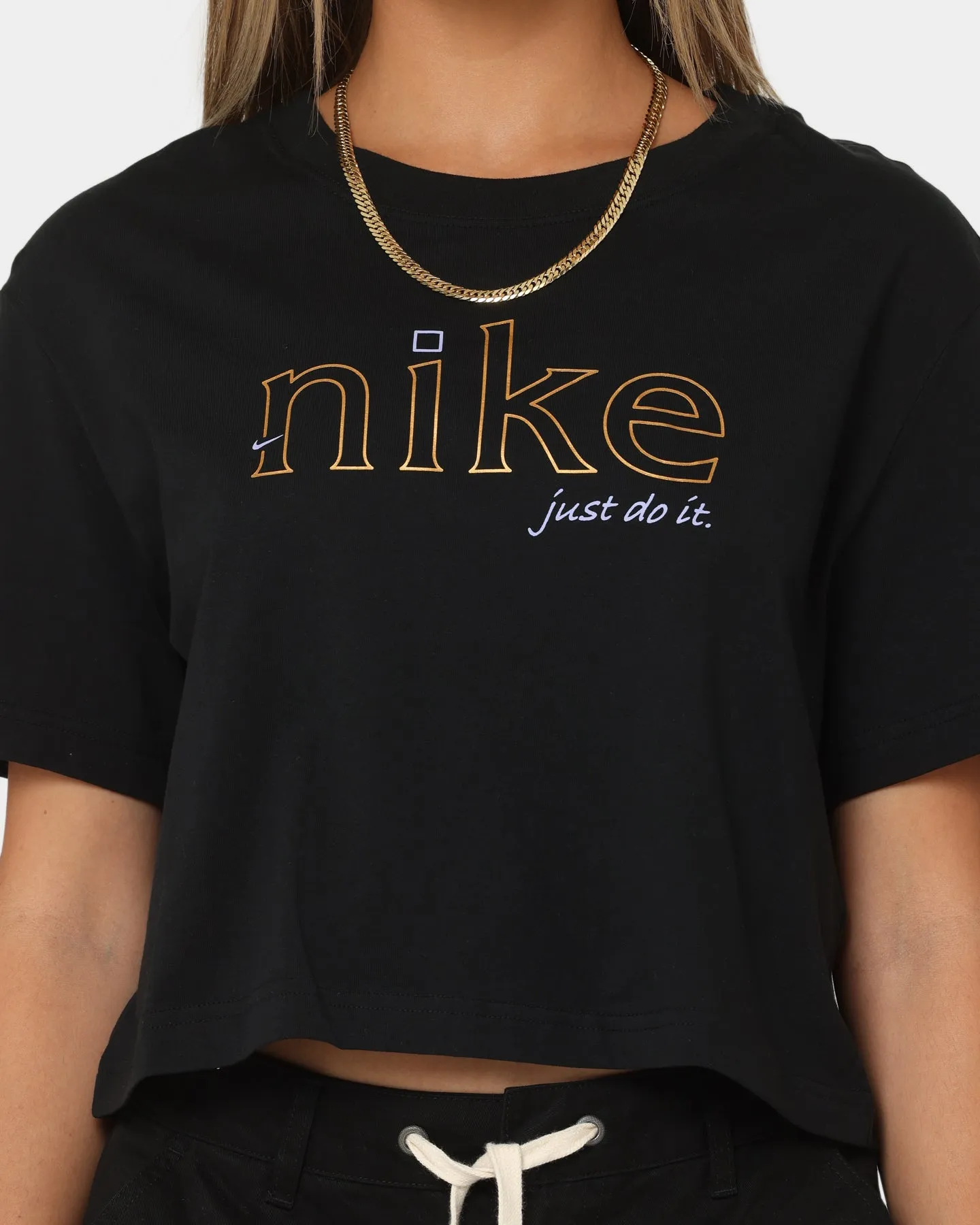 Nike Women's Nike Sportswear OC 1 Crop T-Shirt Black