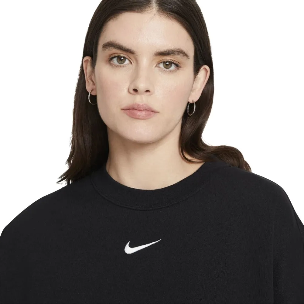 Nike Women's Sweatshirt Essentials Over-Oversized Fleece Crew Pullover Sweater