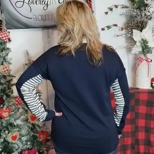 Noelle French Terry Henley Top