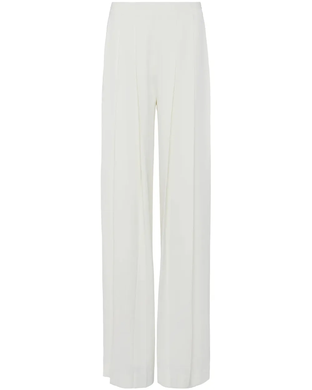 Novia Pleated Wide Leg Pant in Ivory