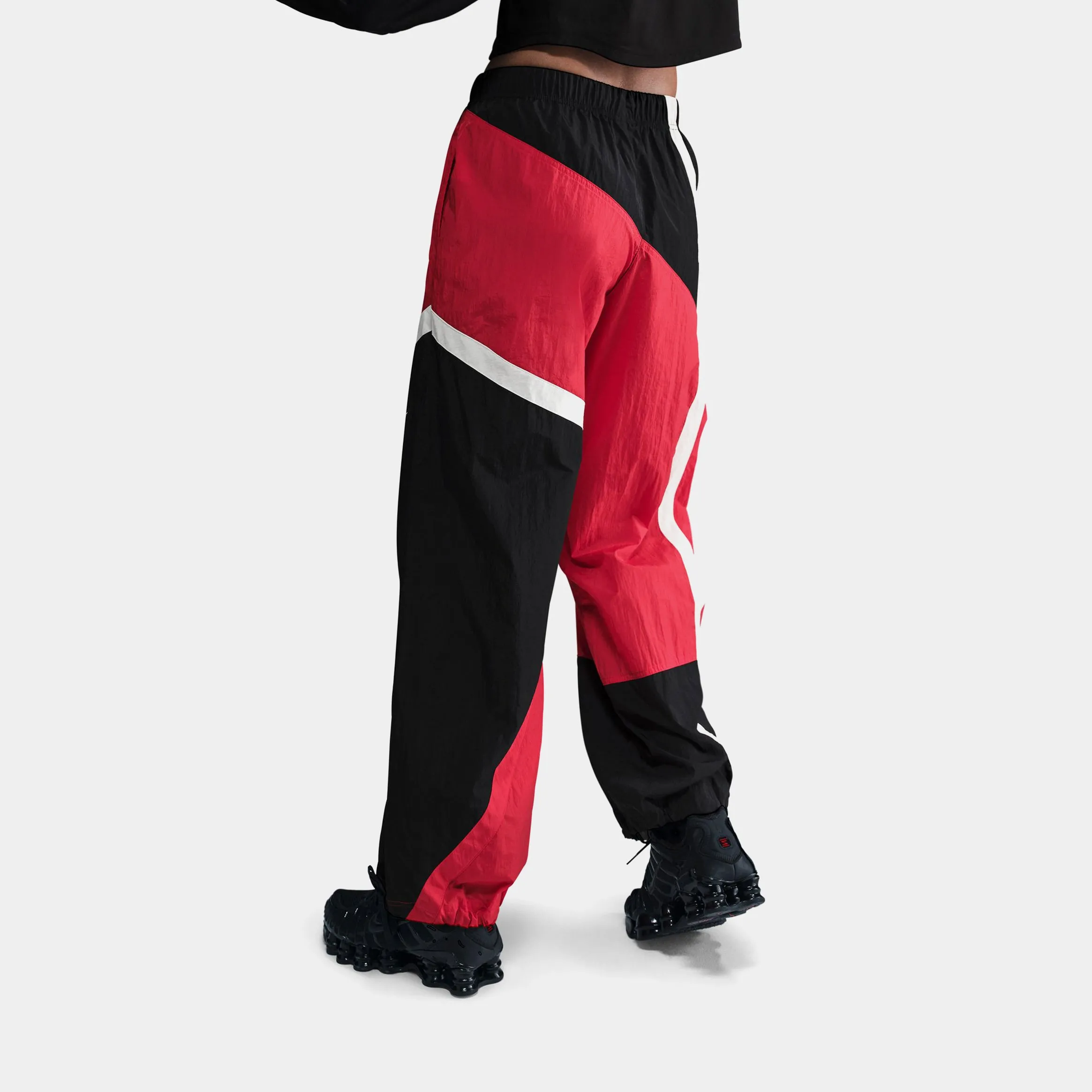 NSW Street Woven Open Hem Womens Pants (Red/Black)