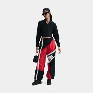NSW Street Woven Open Hem Womens Pants (Red/Black)