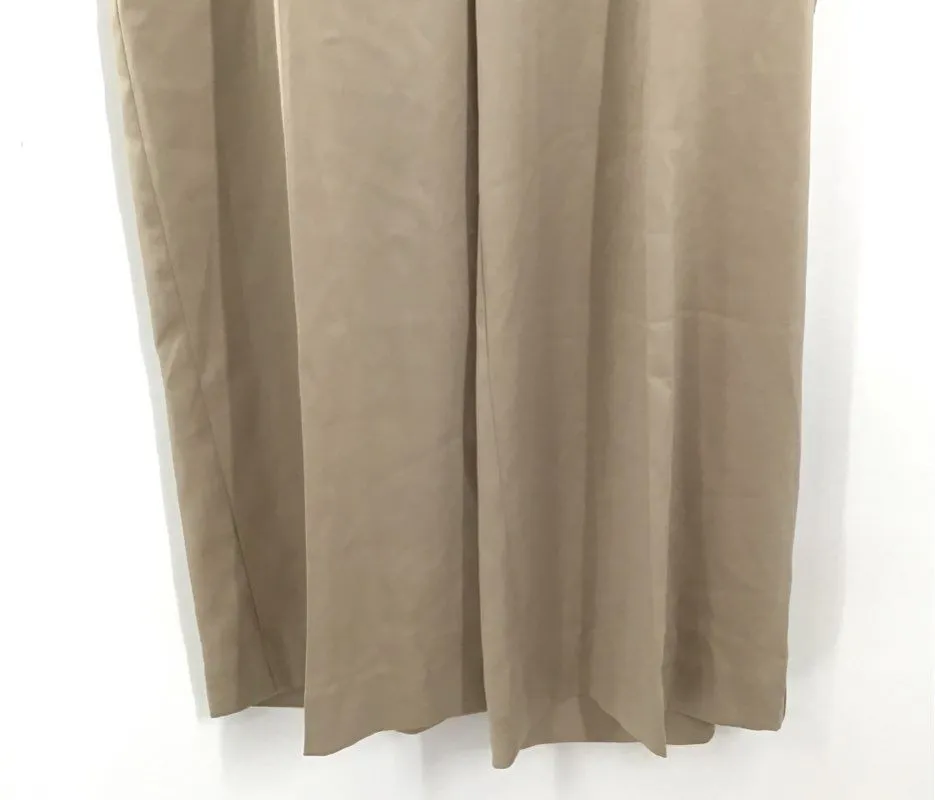 NWT Anne Klein Women's Tan Wide-Leg Trouser Pants - Size 16