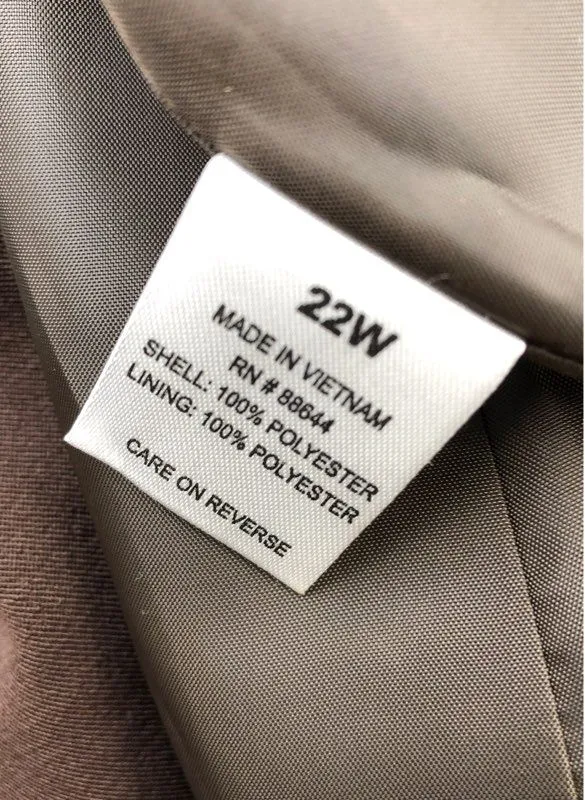 NWT Emily Women's Java Blazer - Size 22W