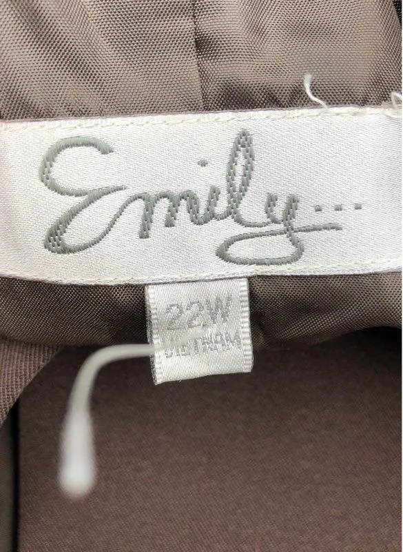 NWT Emily Women's Java Blazer - Size 22W
