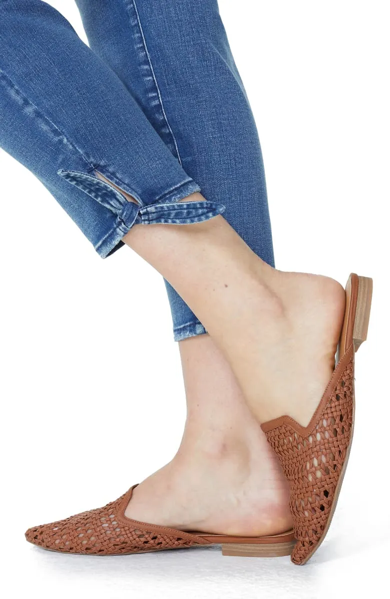 NYDJ Womens Plus Size Ami Skinny Ankle with Tie Hem, Size 24W