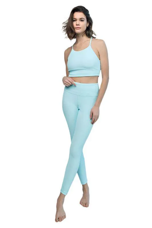 Nylon Rib Yoga Leggings