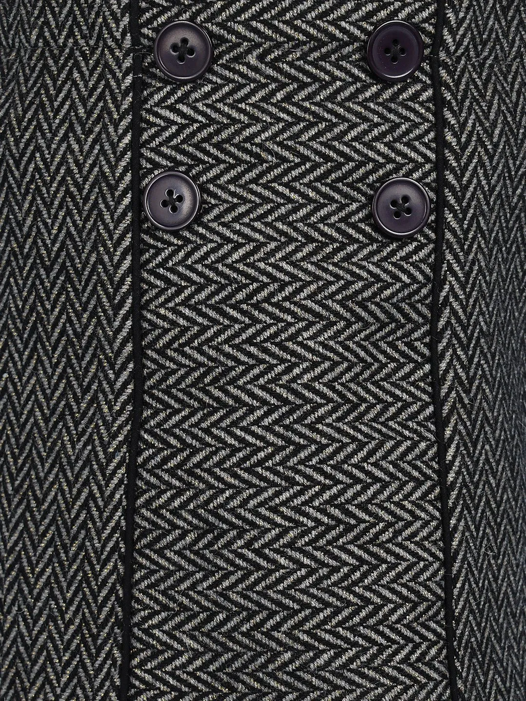 Olive Girls A-Line Above-Knee Skirts - Grey Lurex
