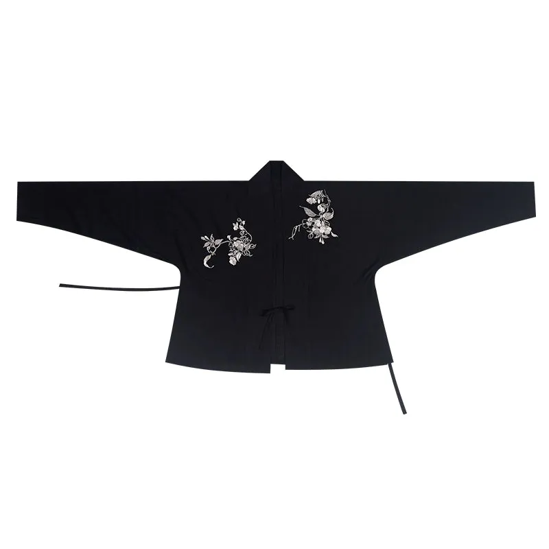 Original imitation luodian horse face skirt, new Chinese style, daily work, improved short-sleeved Hanfu summer