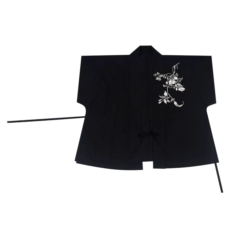 Original imitation luodian horse face skirt, new Chinese style, daily work, improved short-sleeved Hanfu summer