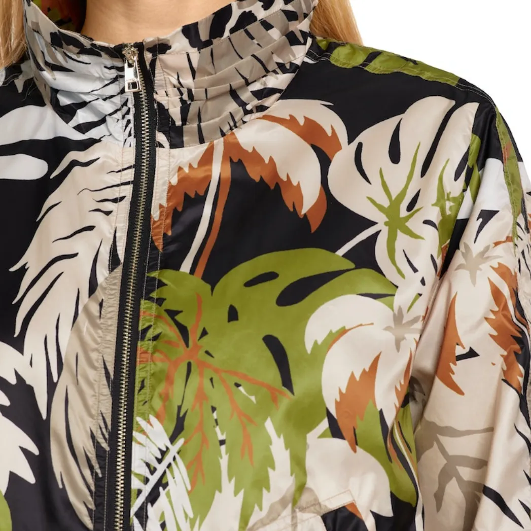 Outdoor Jacket Palm Print