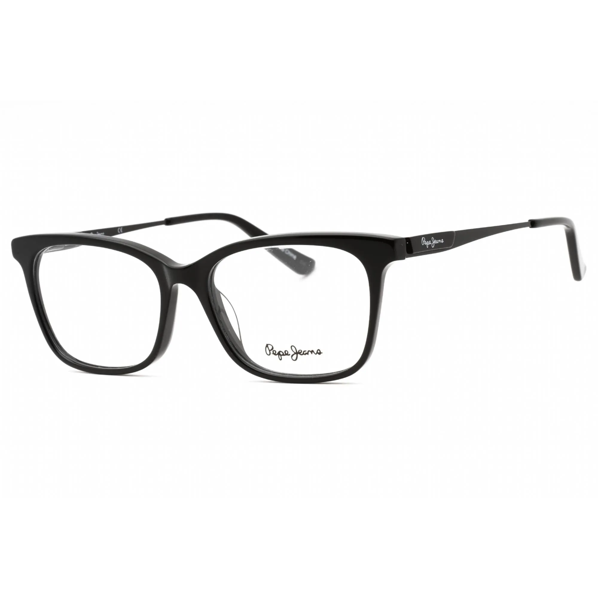 Pepe Jeans Women's Eyeglasses - Black Plastic Cat Eye Full Rim Frame | PJ3361 C1