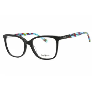 Pepe Jeans Women's Eyeglasses - Black Plastic Cat Eye Shape Full Rim Frame | PJ3319 C1