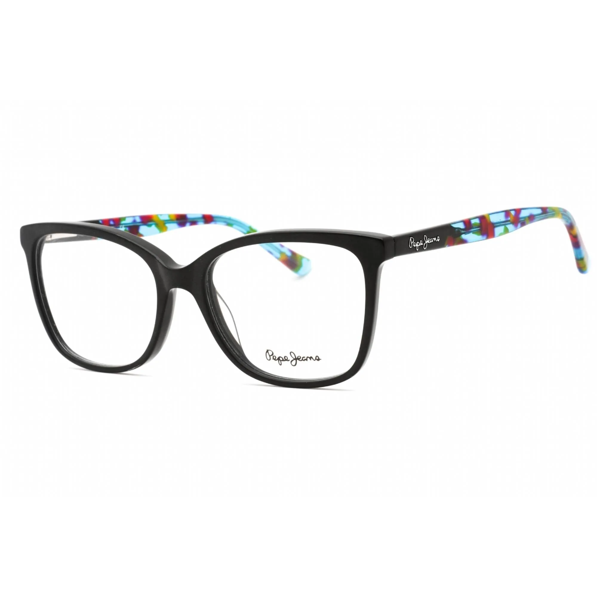 Pepe Jeans Women's Eyeglasses - Black Plastic Cat Eye Shape Full Rim Frame | PJ3319 C1