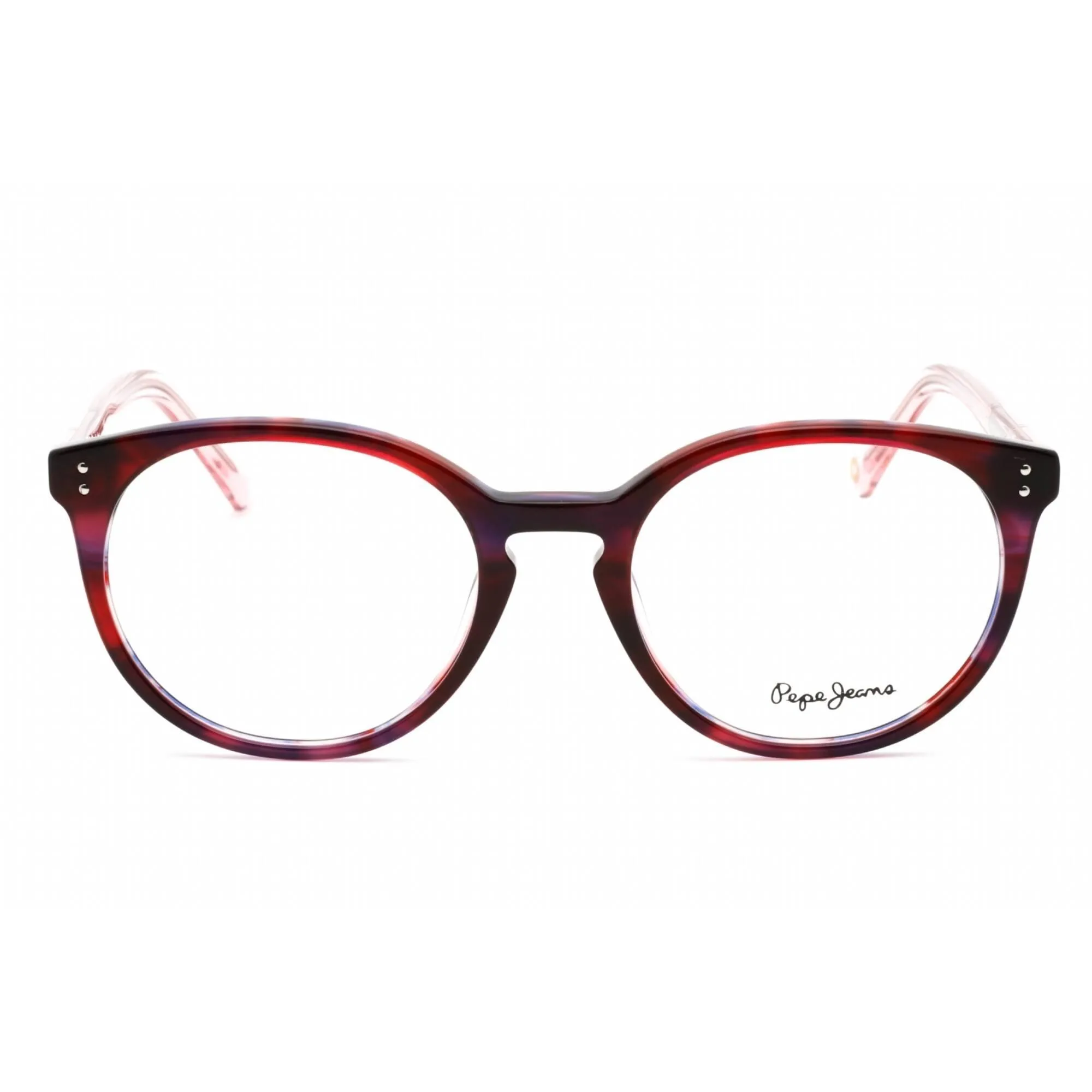 Pepe Jeans Women's Eyeglasses - Full Rim Shiny Red Havana Plastic Frame | PJ3475 C6