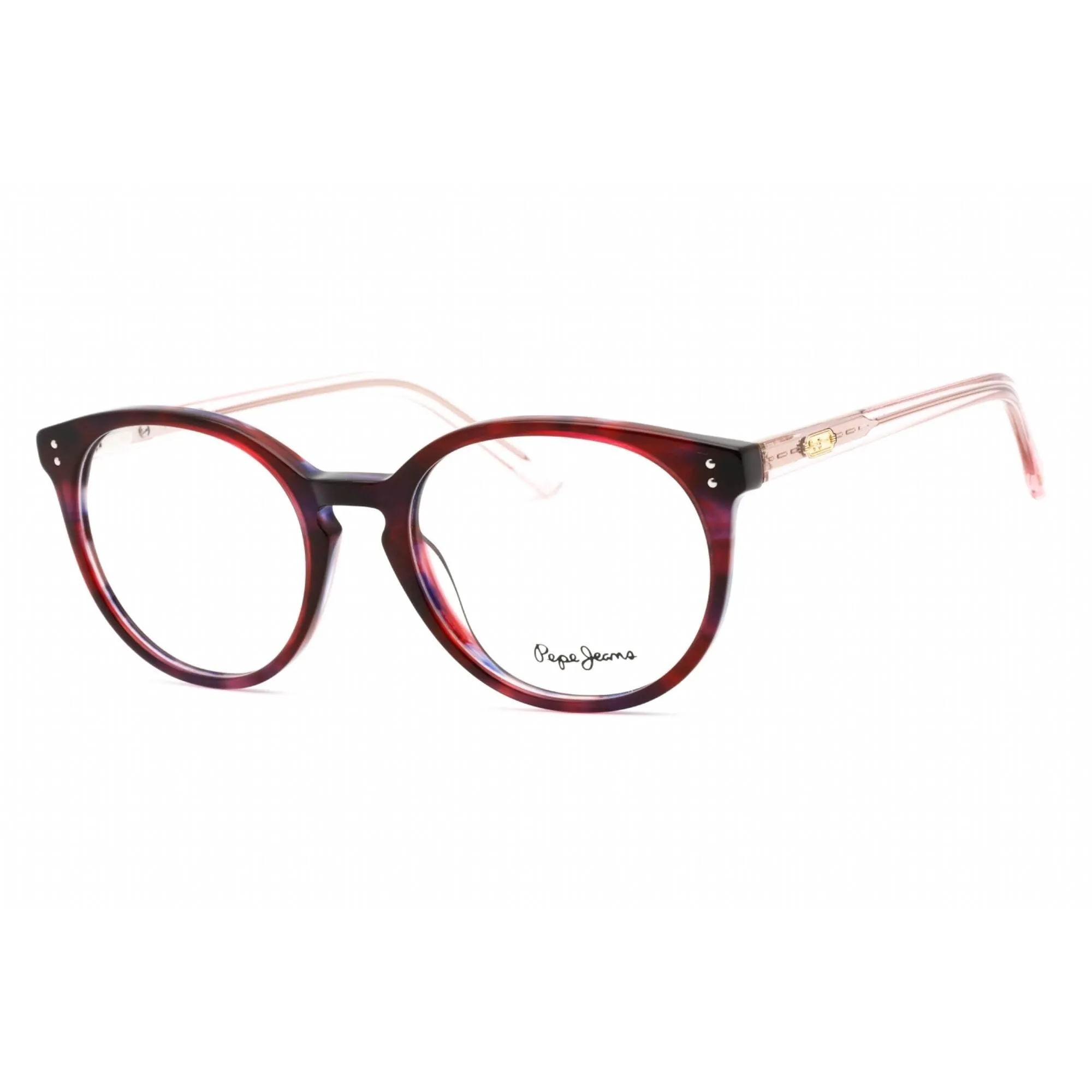 Pepe Jeans Women's Eyeglasses - Full Rim Shiny Red Havana Plastic Frame | PJ3475 C6