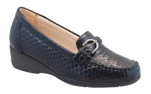 Pilgrim Women Dress Shoes - Claire W3131 - Black Croc