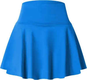 Pleated Skirts for Women High Waist Golf Skirt with Pockets Inner Shorts Tennis Skorts Workout Running Mini Skirt