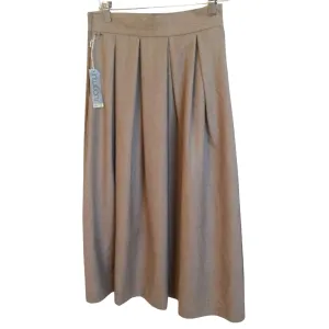 Pleated Wool Skirt