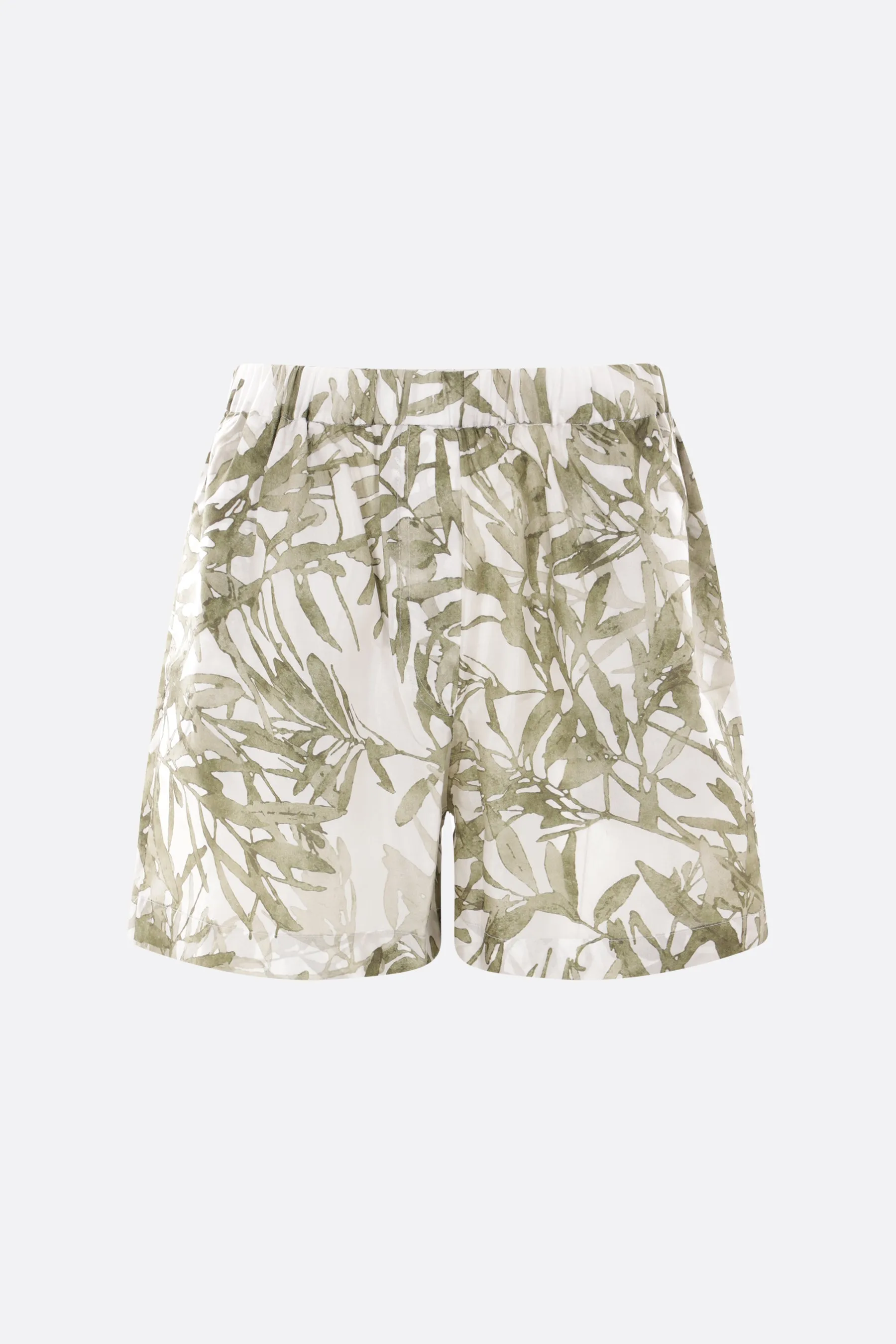 Printed Silk Shorts
