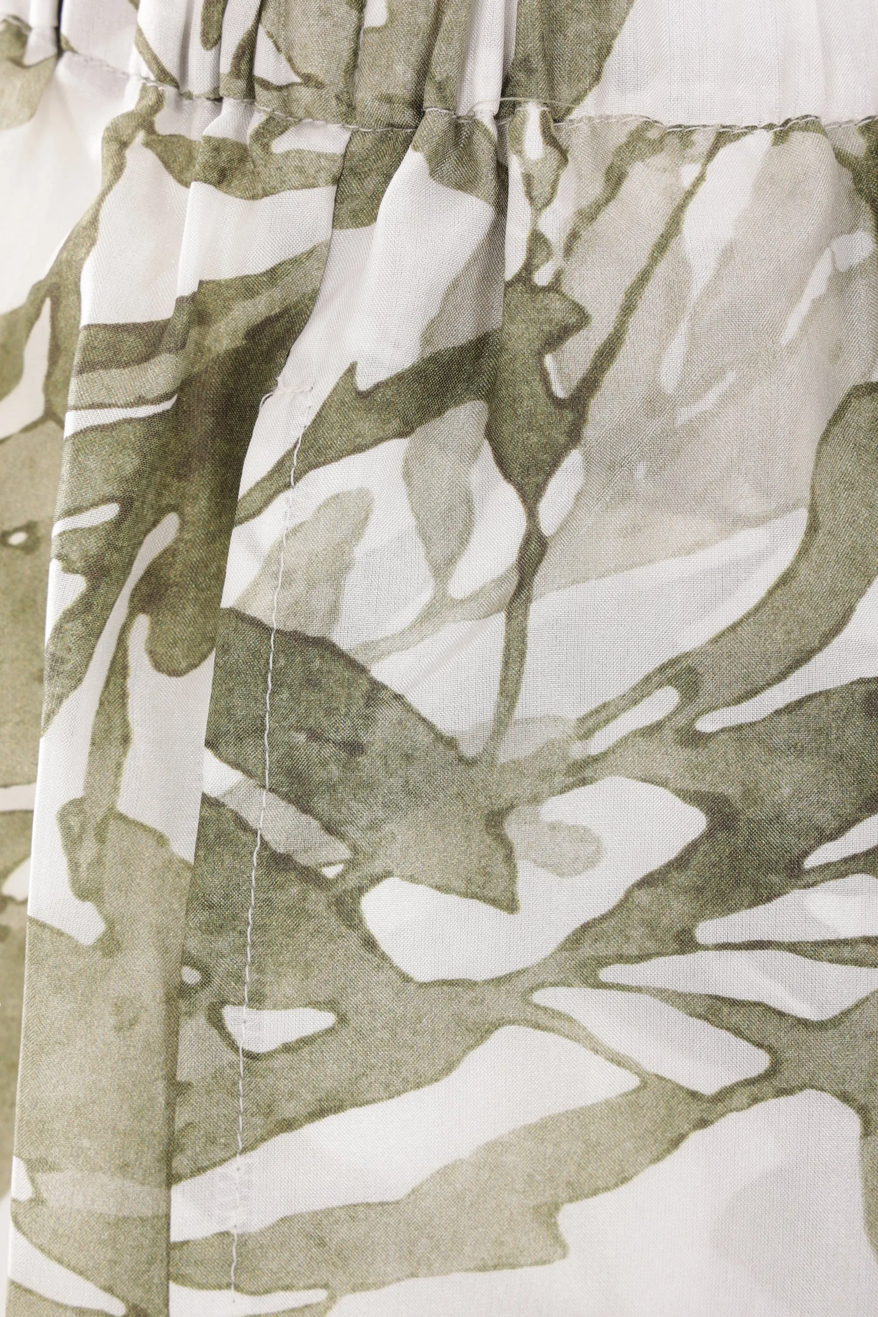Printed Silk Shorts
