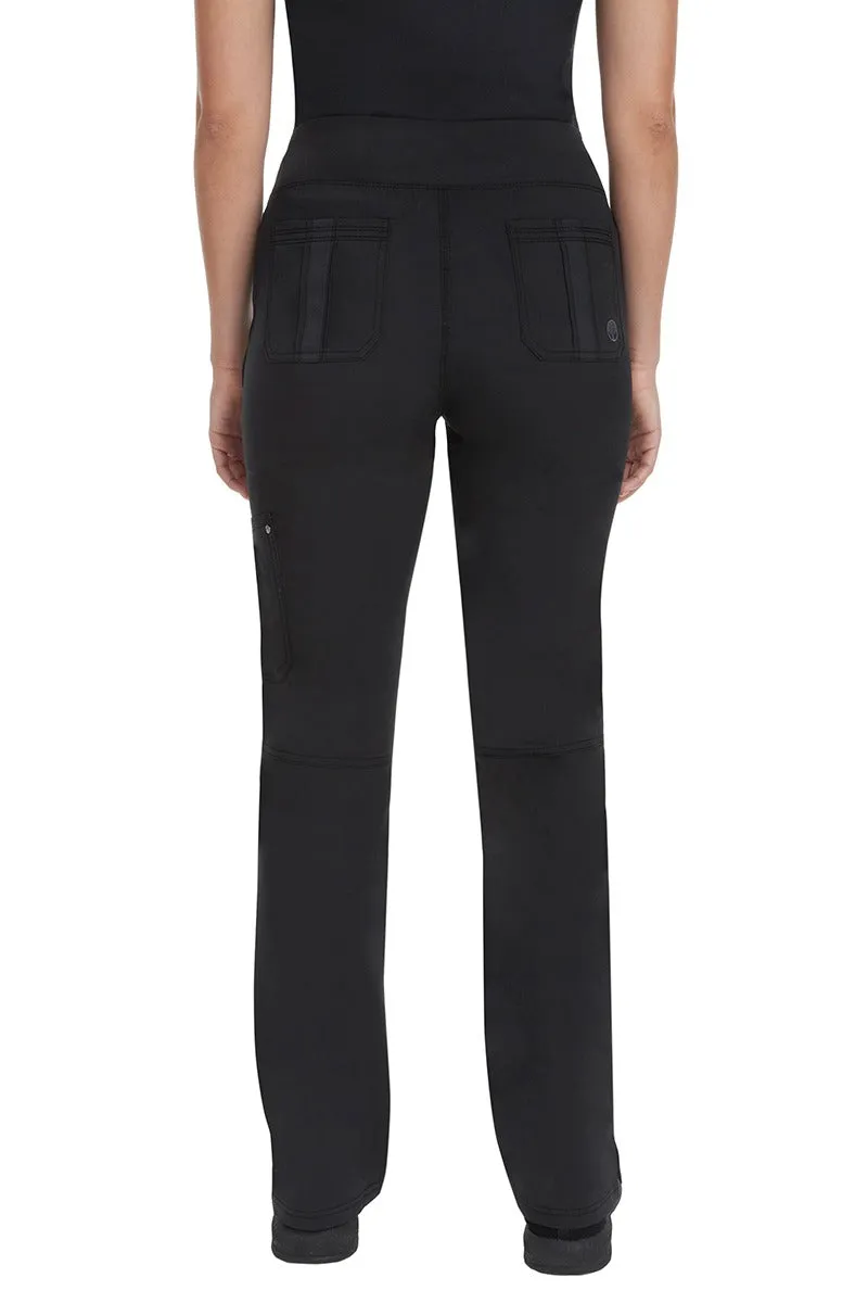 Purple Label Women's Yoga Scrub Set | Black