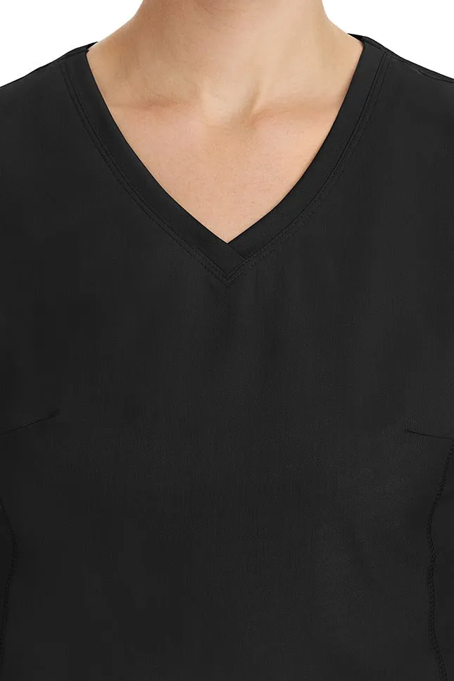 Purple Label Women's Yoga Scrub Set | Black