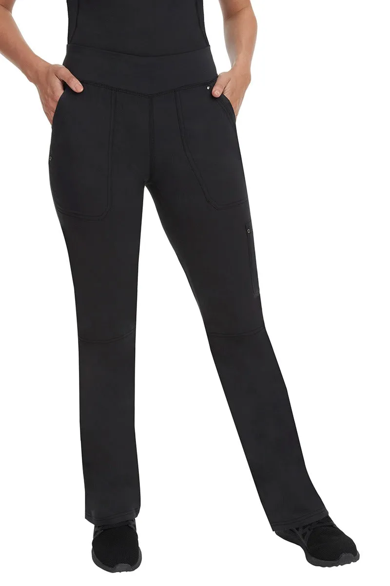 Purple Label Women's Yoga Scrub Set | Black