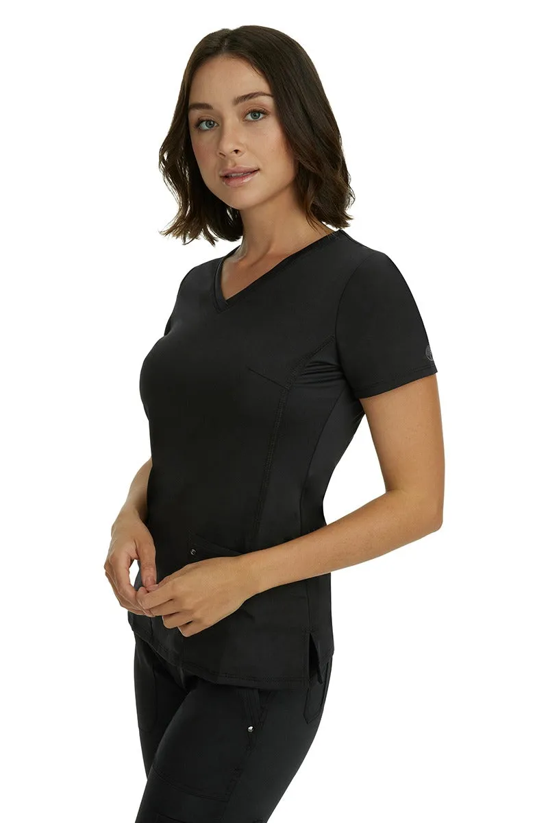 Purple Label Women's Yoga Scrub Set | Black