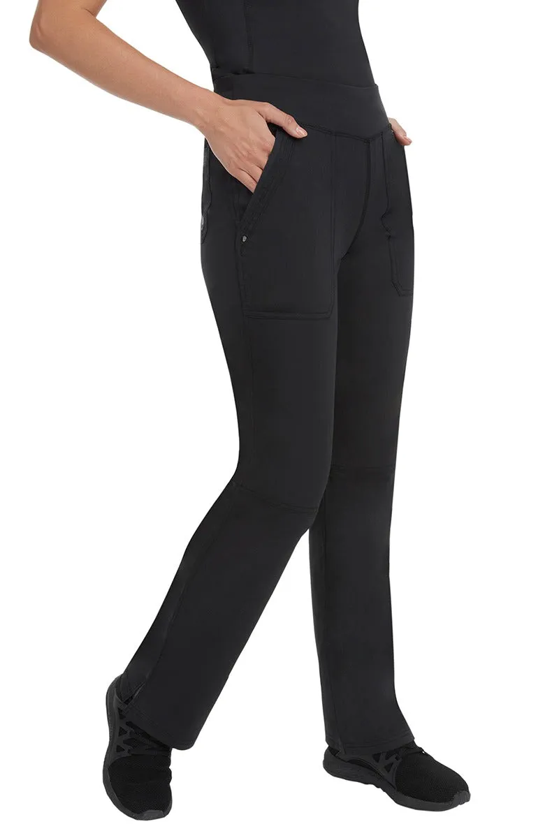 Purple Label Women's Yoga Scrub Set | Black