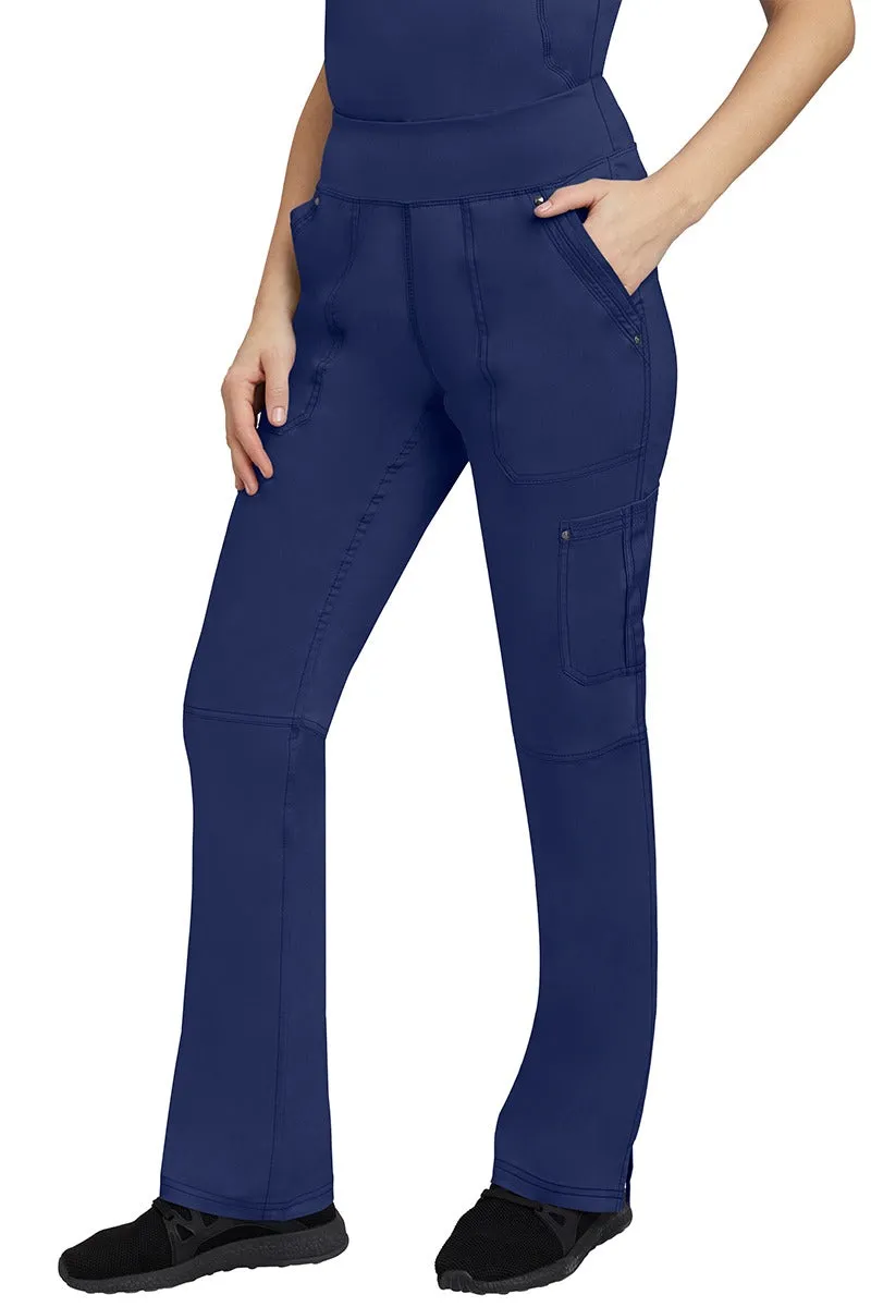 Purple Label Women's Yoga Scrub Set | Navy Blue
