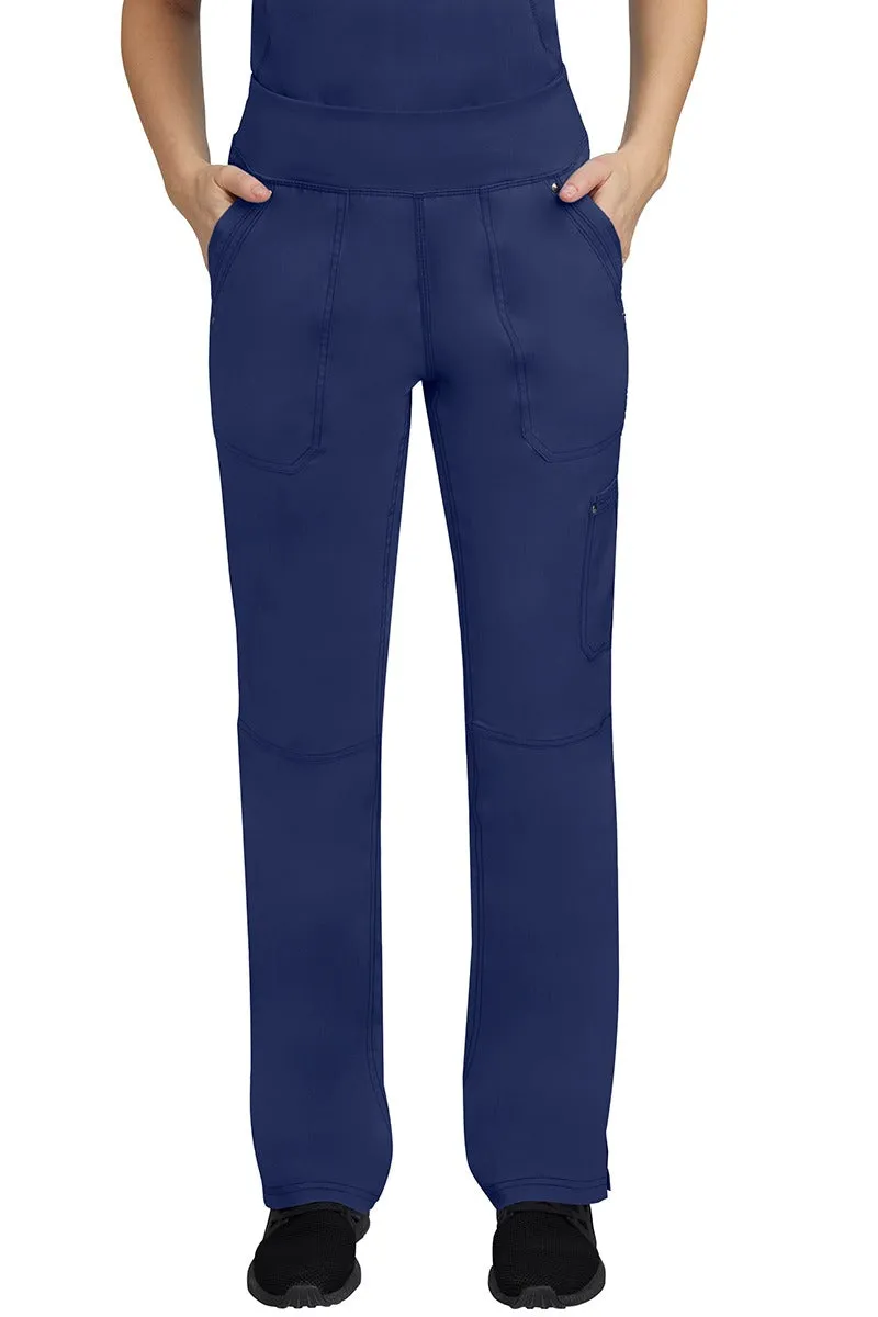Purple Label Women's Yoga Scrub Set | Navy Blue