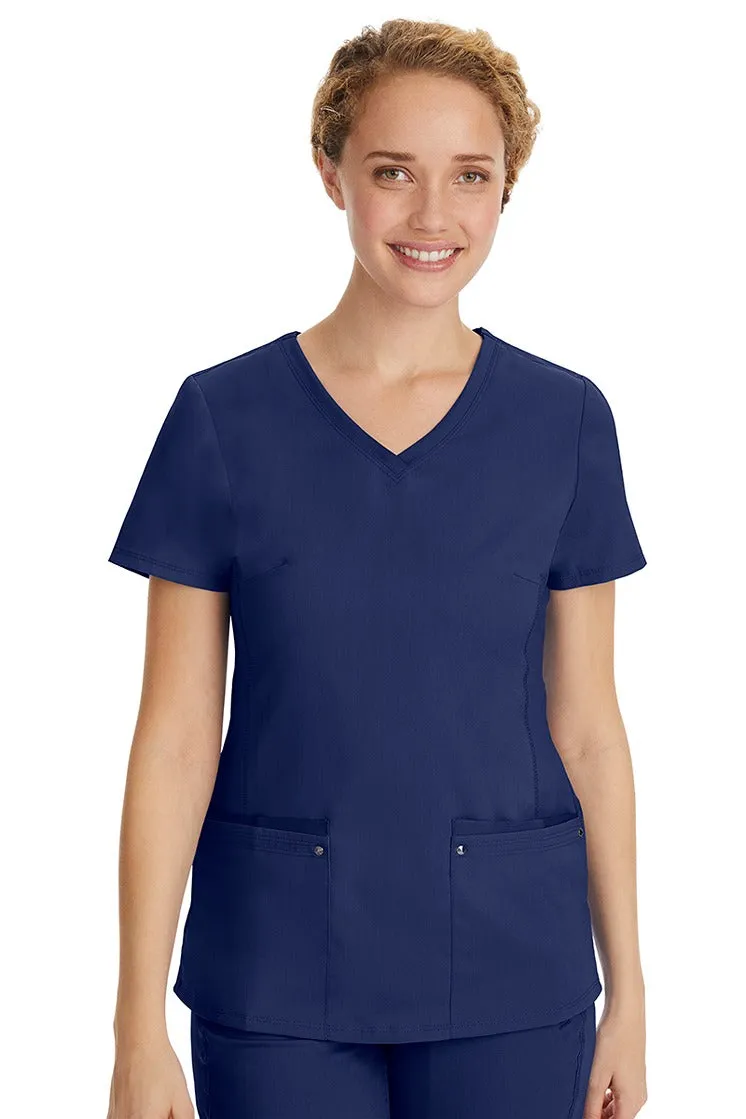 Purple Label Women's Yoga Scrub Set | Navy Blue