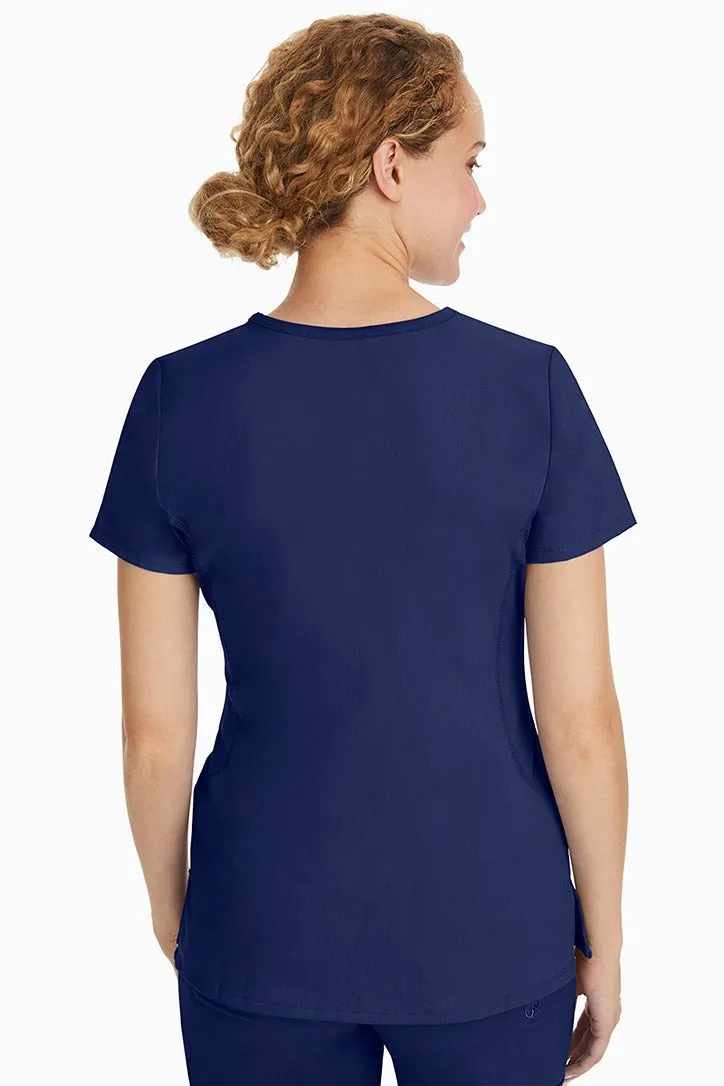 Purple Label Women's Yoga Scrub Set | Navy Blue