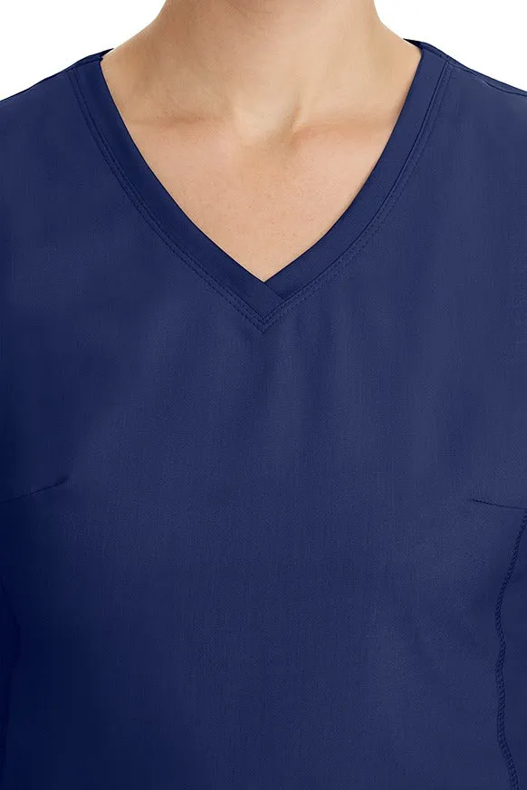 Purple Label Women's Yoga Scrub Set | Navy Blue