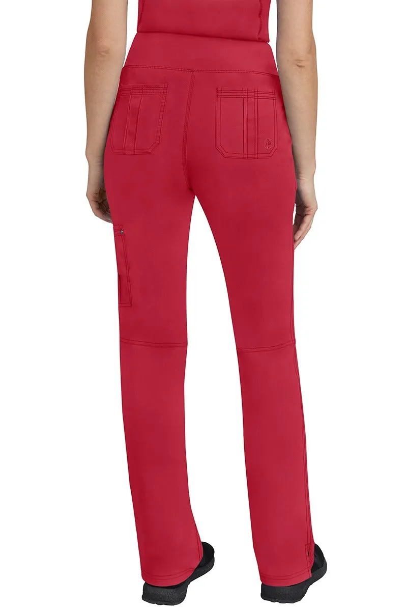 Purple Label Women's Yoga Scrub Set | Red