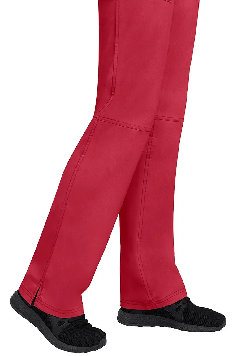 Purple Label Women's Yoga Scrub Set | Red