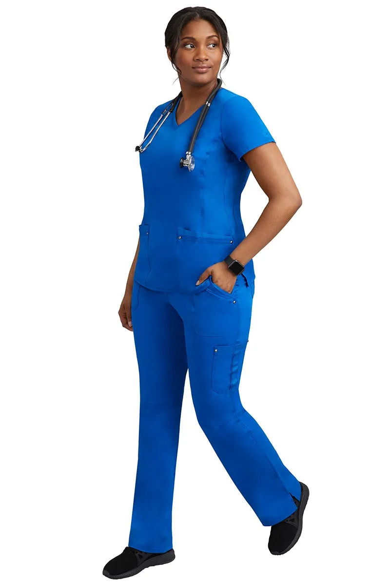 Purple Label Women's Yoga Scrub Set | Royal Blue