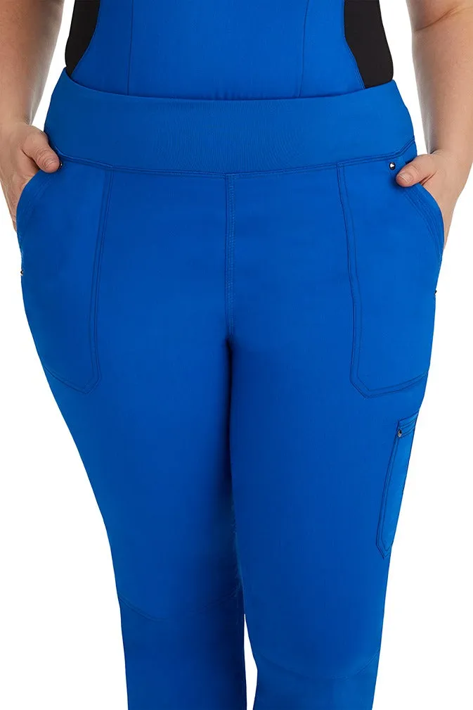 Purple Label Women's Yoga Scrub Set | Royal Blue