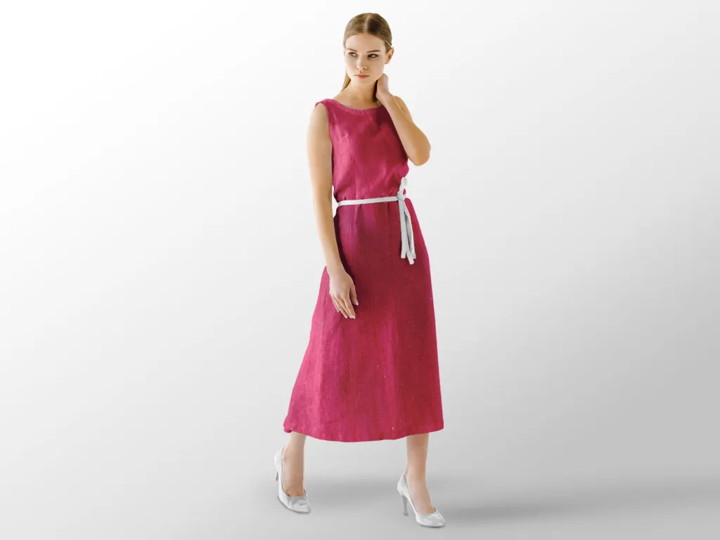 Purple Magenta Dual Shade Plain Zorba Silk Fabric