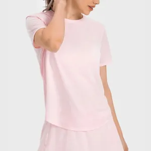 Quick-Dry Short Sleeve Tennis T-Shirt