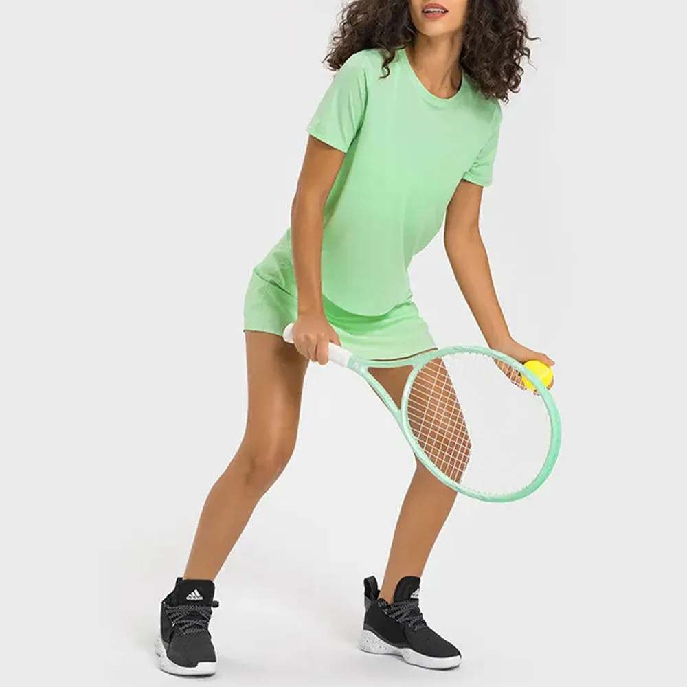 Quick-Dry Short Sleeve Tennis T-Shirt