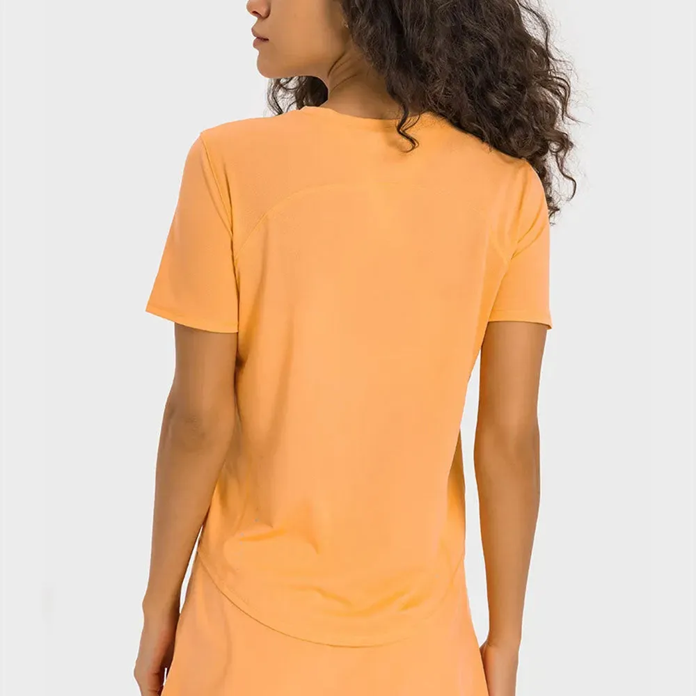 Quick-Dry Short Sleeve Tennis T-Shirt