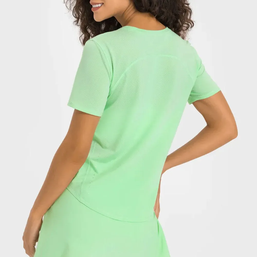 Quick-Dry Short Sleeve Tennis T-Shirt