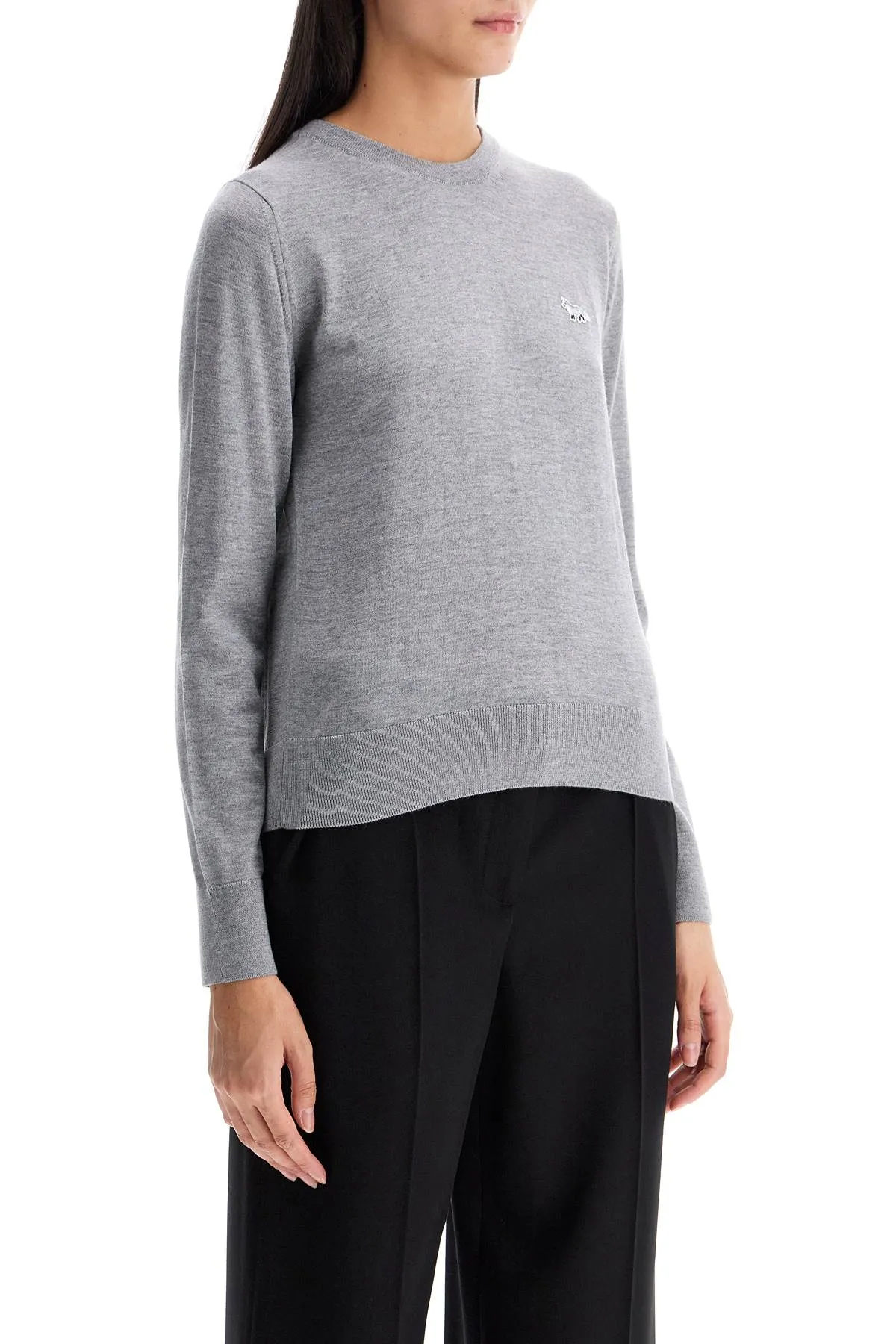 "baby fox regular fit pullover MW00816KT1036 MEDIUM GREY MELANGE