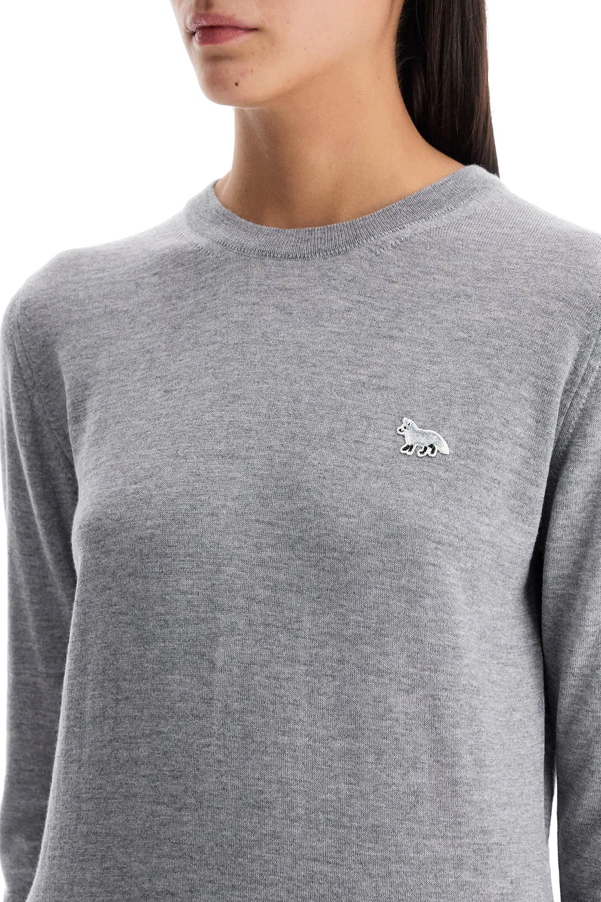 "baby fox regular fit pullover MW00816KT1036 MEDIUM GREY MELANGE