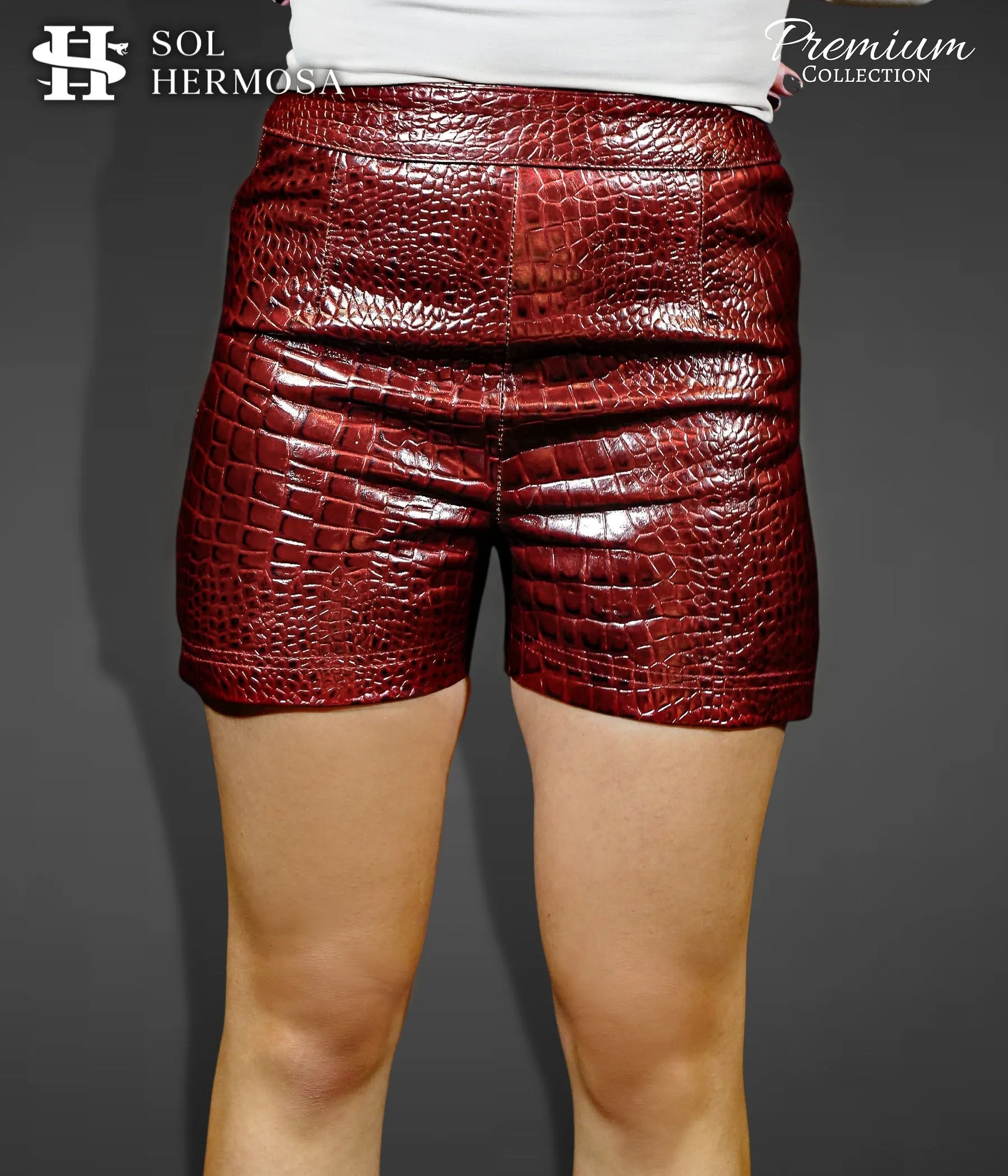 Real Leather Shorts For Women