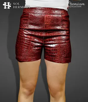 Real Leather Shorts For Women