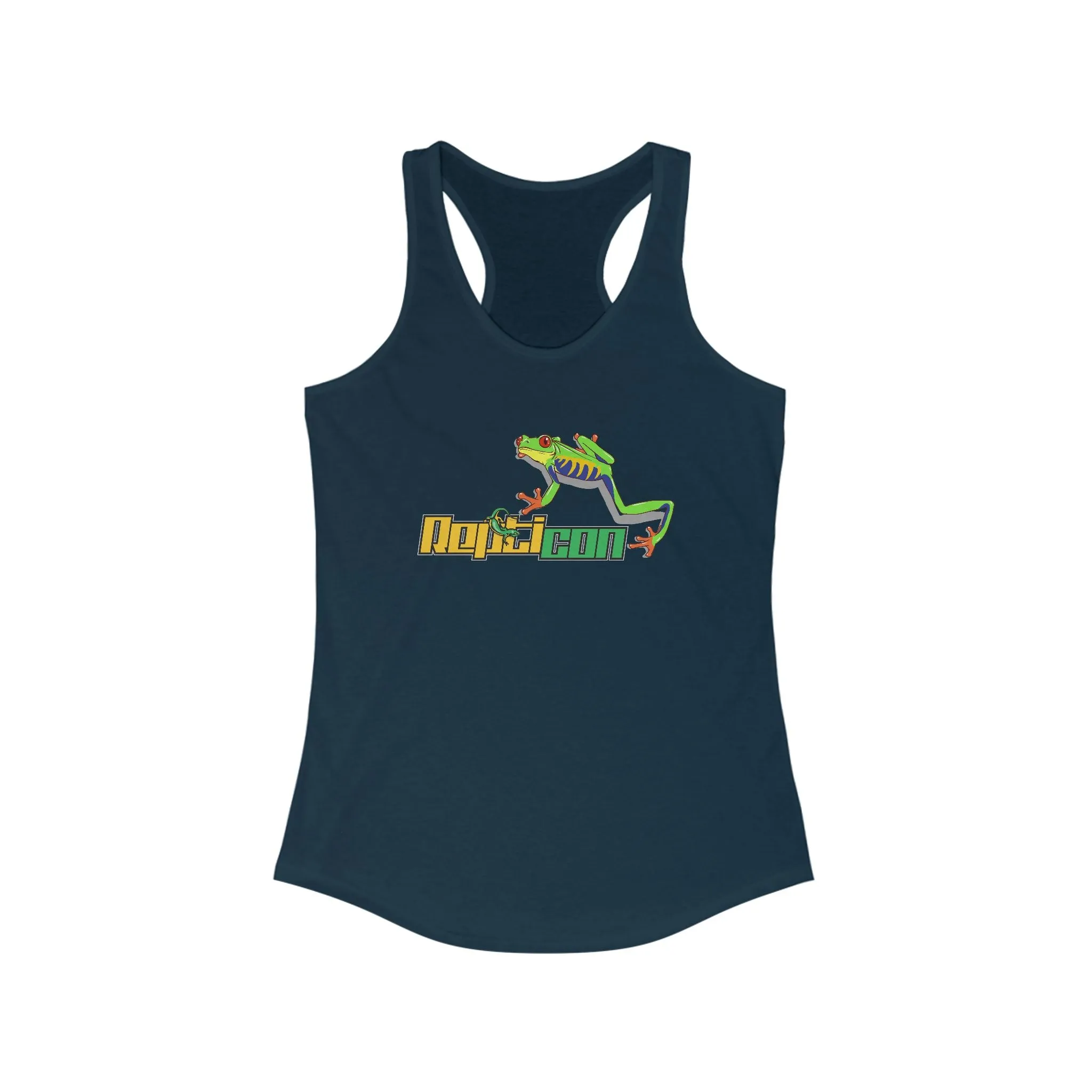 Repticon Women's Ideal Racerback Tank w/ Red Eyed Tree Frog
